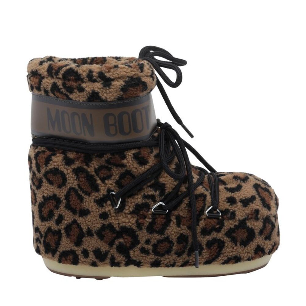 Moon Boot Women Icon Low Fleece Animalier Booties